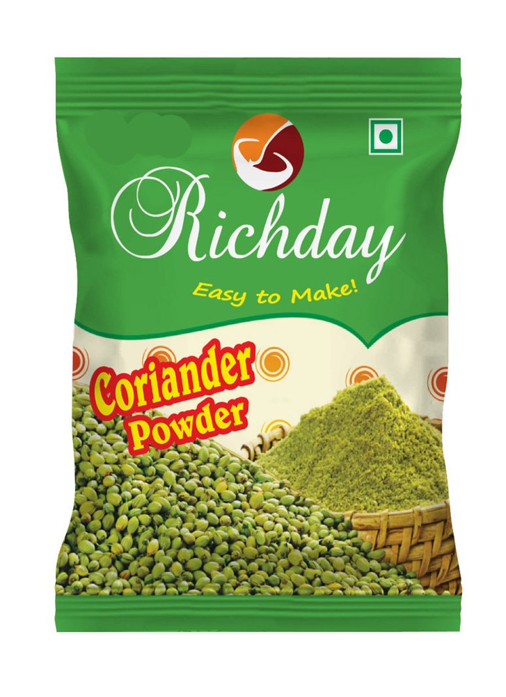 Natural Green Richday Coriander Powder, For Spray Dried / Sun Dried, 200 g