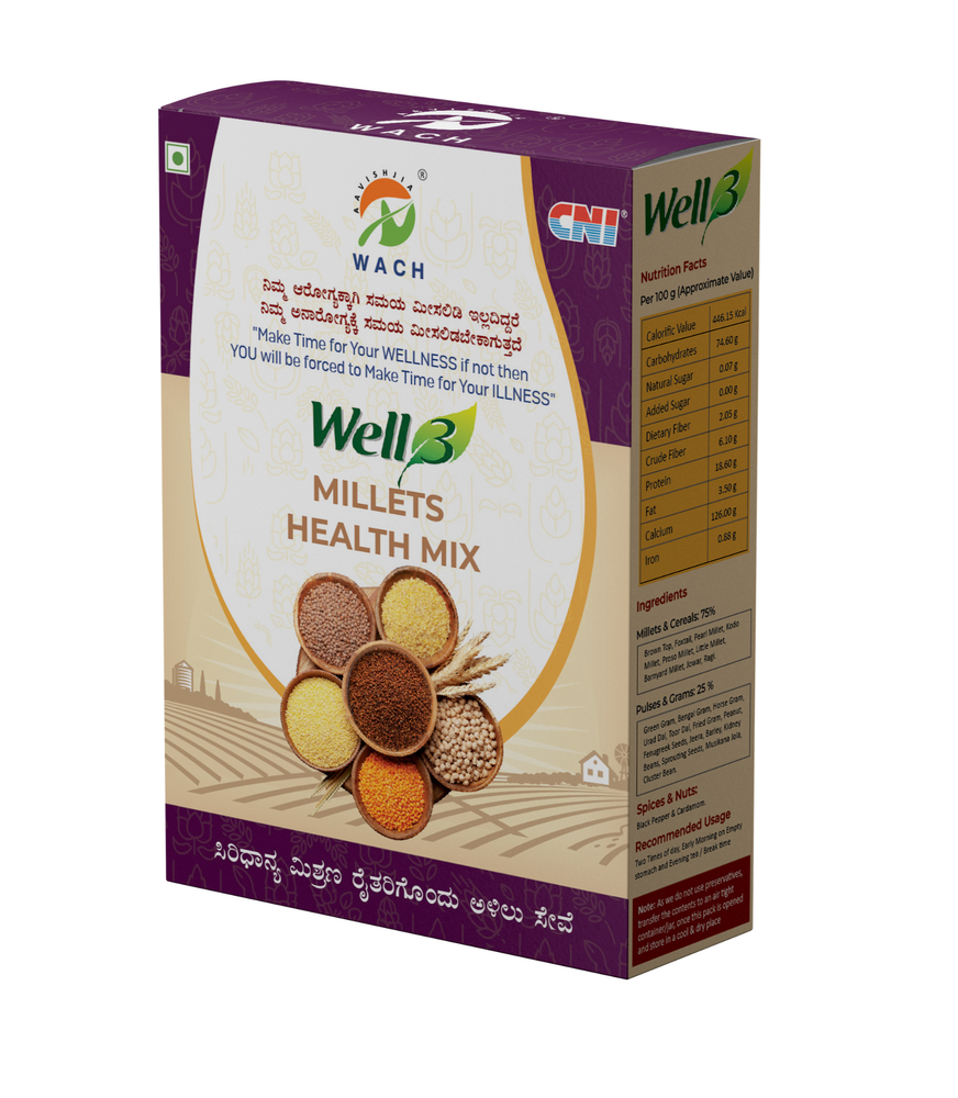 Natural 500gm Millets Health Mix, Packaging Type: Box