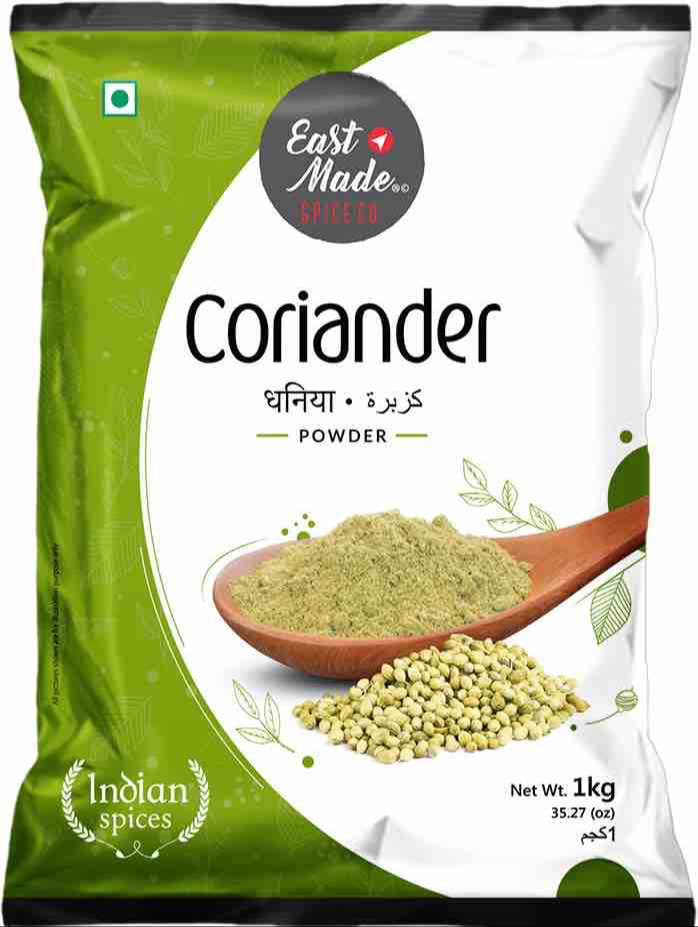 Green Eastmade Coriander (Dhania) Powder, 1 Kg