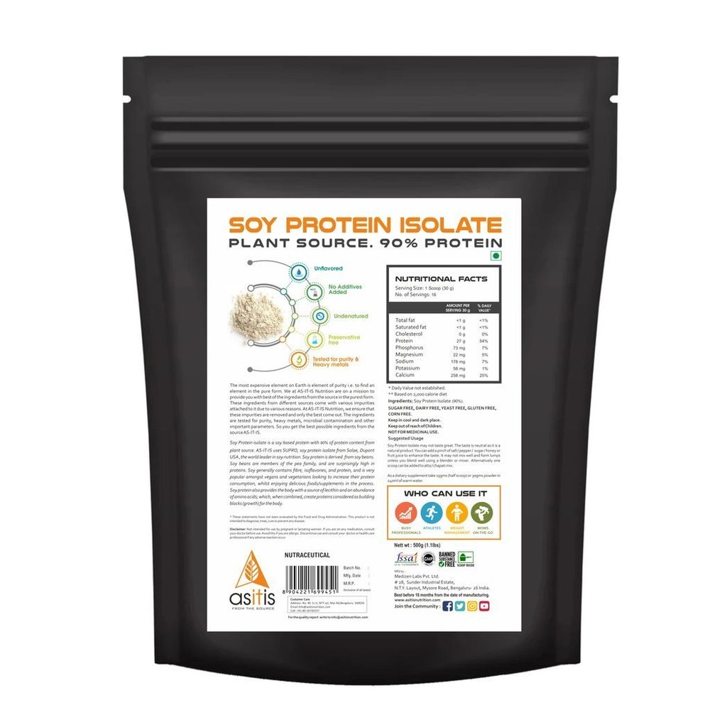 Soybean Protein Concentrate, ROY INTERNATIONAL, Prescription