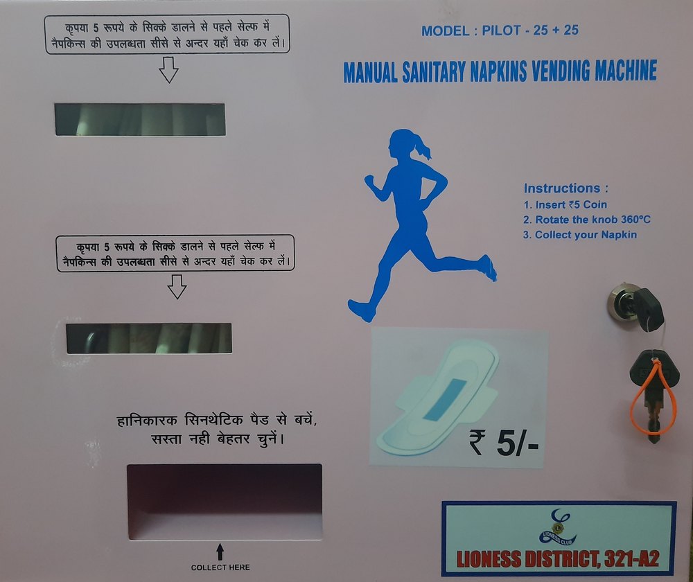 Manual Sanitary Napkin Vending Machine