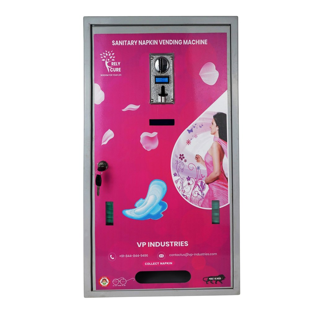 Automatic Sanitary Napkin Vending Machine (60 -Pad) for Schools & Colleges