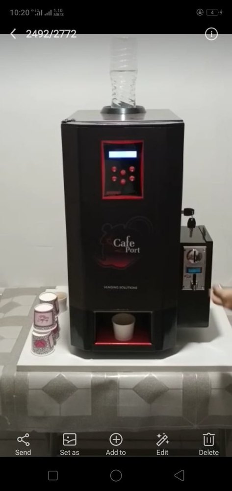 Coin Operated Coffee Vending Machine