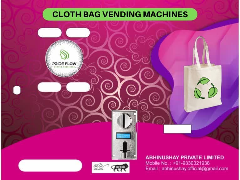 Coin Based CLOTH BAG VENDING MACHINE MULITICOIN, Capacity: 75-100