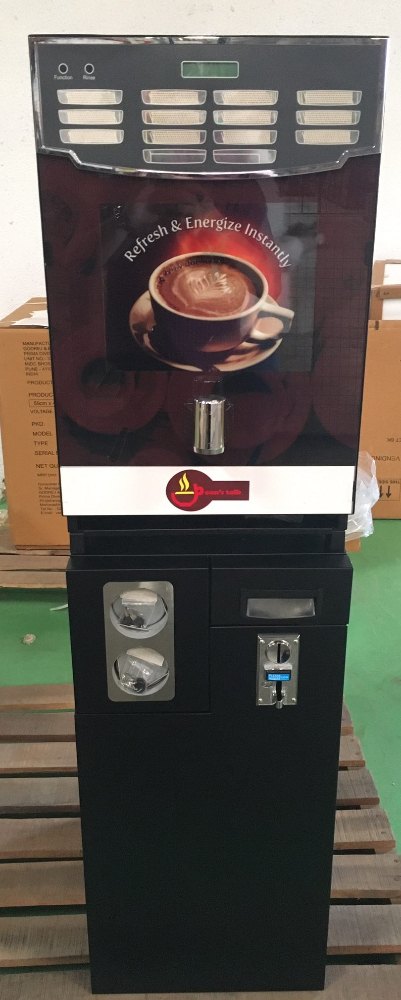 Smart Card / MIFARE / RFID , Token Mechanism Tea/Coffee Vending Machine