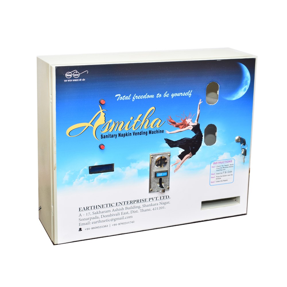 Asmitha Make Automatic Sanitary Napkin Vending Machine