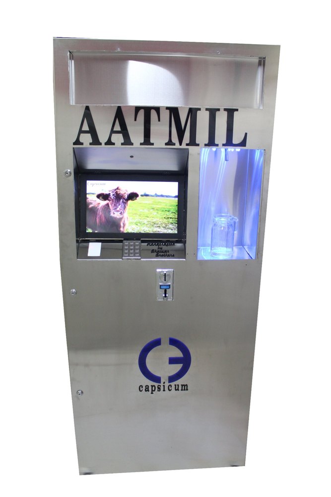 SS- 304 Loose Beverages Fresh Milk Vending Machine, Model Name/Number: Aatmil - 150