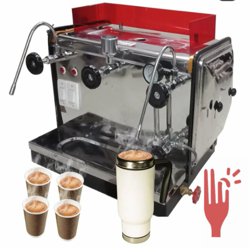 bhw Espresso Coffee Machine, steel