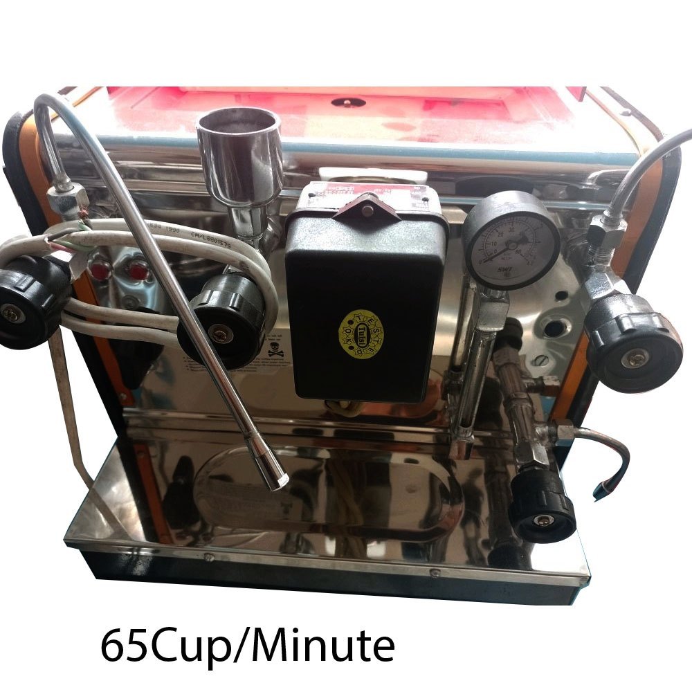 Stainless Steel Coffee Machine, Silver
