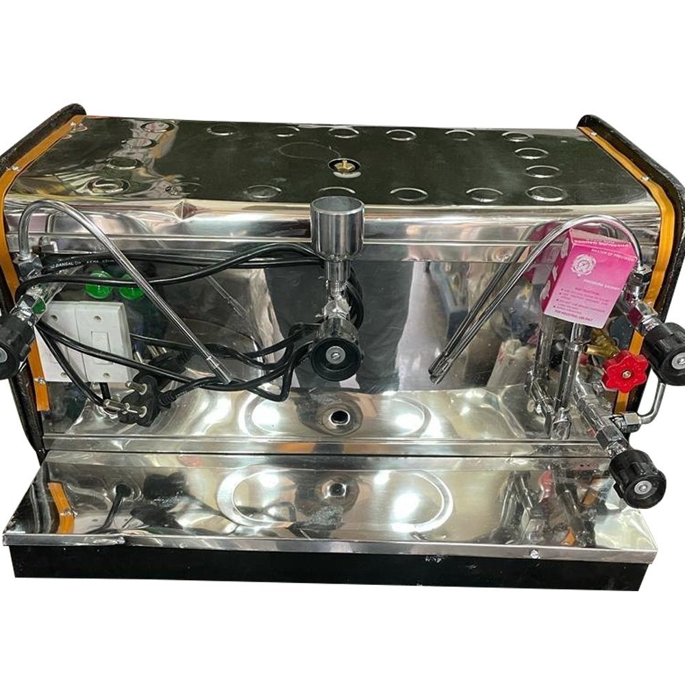Royal Fabricators Coffee Making Machine, Silver