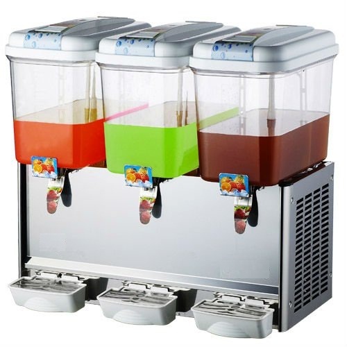 Javvad SS, Plastic 3 Tank Cold Juice Dispenser