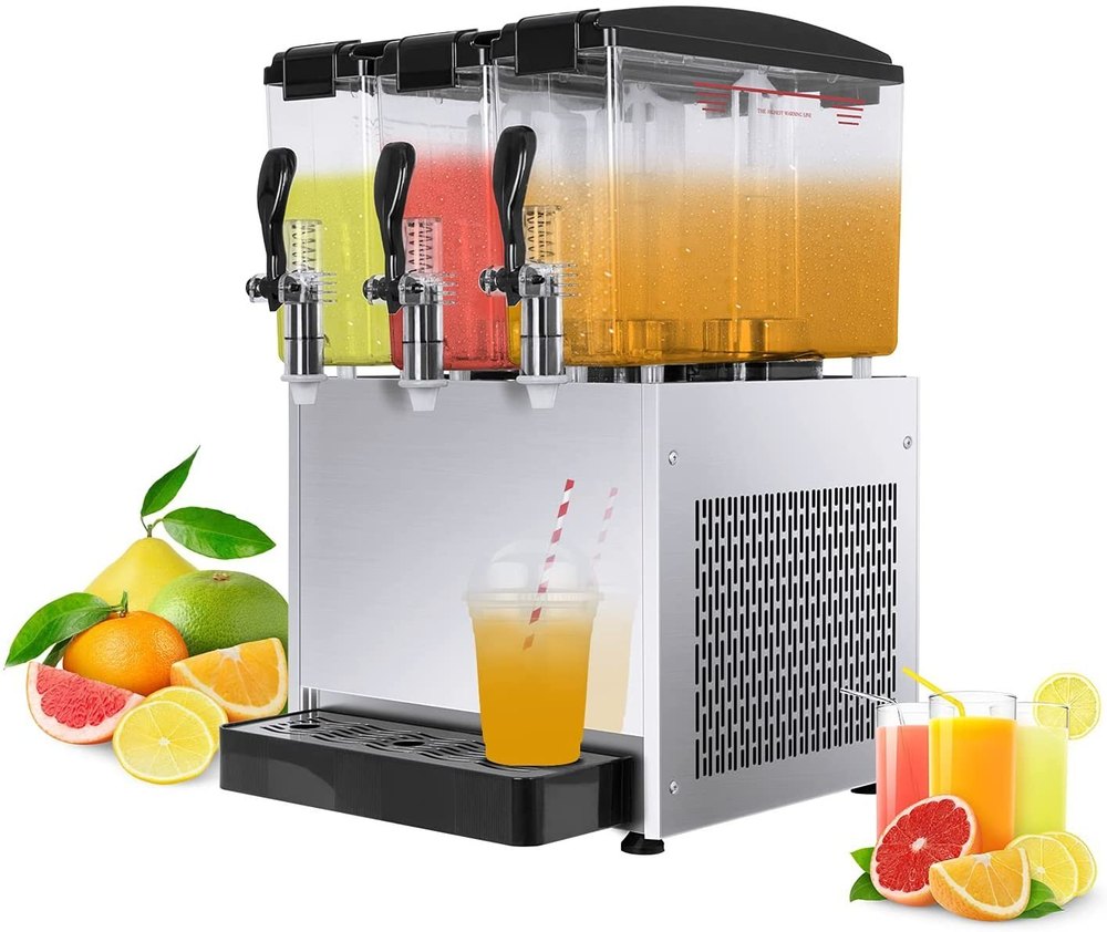 Silver 10L Beverage Dispenser Machine