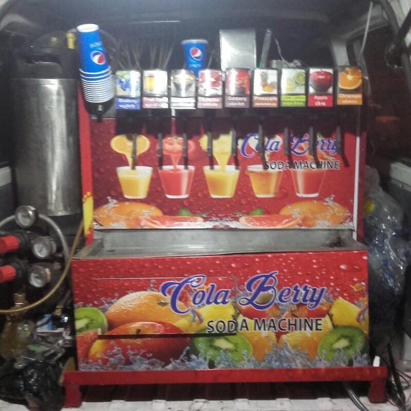 Blue Diamond Stainless Steel 9 1 Flavors Soda Fountain Machine, Voltage: 220 to 240 V