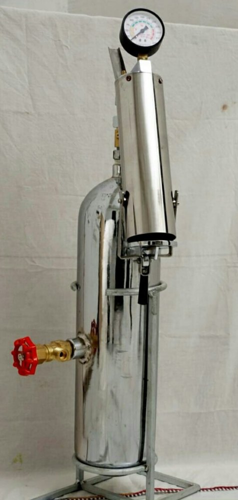 Orange Stainless Steel Ss Soda Maker Machine, Number Of Flavors: 1