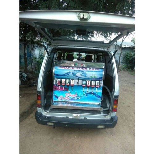 Stainless Steel Mobile Soda Fountain Machine, Model Name/Number: Omani
