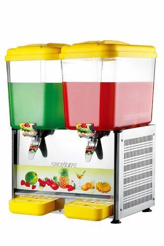 Two Jar Cold Juice Dispenser, Capacity(liters): 18+18