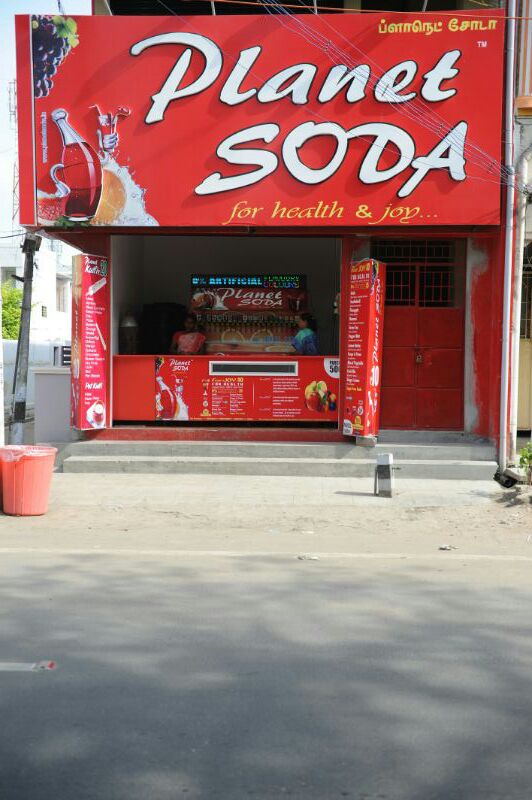 Red Soda Dispenser