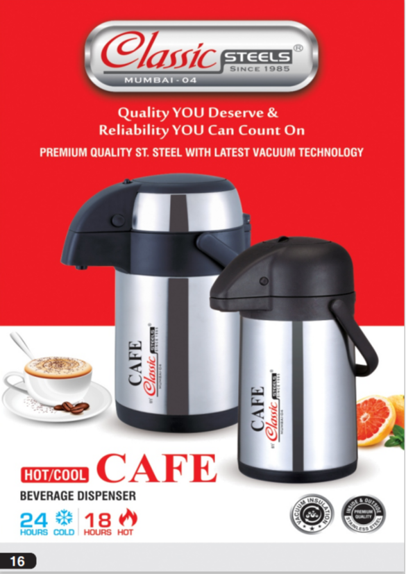 Silver Soda Machine Tea Coffee Dispenser