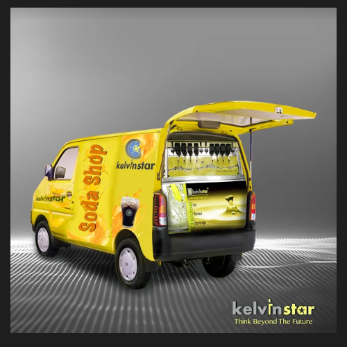 Stainless Steel Mobile Soda Machine