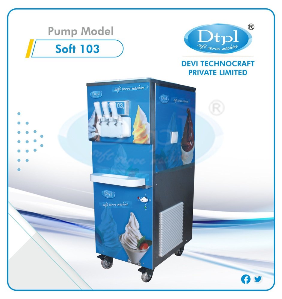 Stainless Steel Soft 103, Hopper Capacity: 8 + 8 Liter, Cylinder Capacity: 1.2 + 1.2 Liter