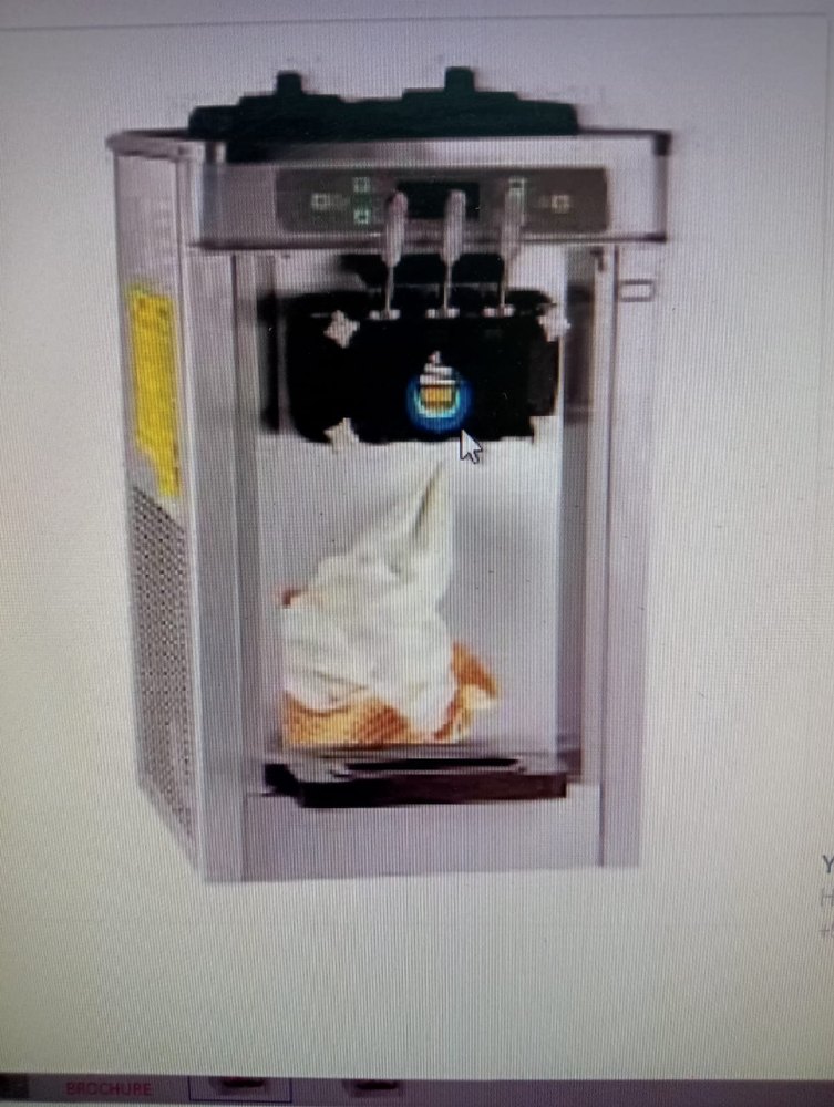 Table Top Softy Ice Cream Machine