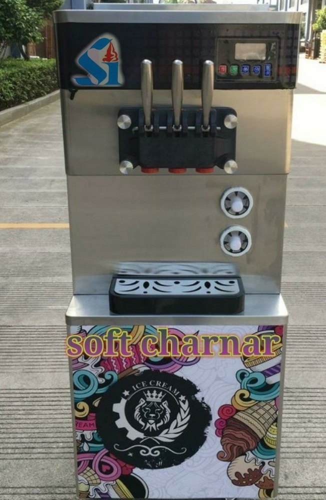 Double Flavour Softy Making Machine, Cup Size: 100-200 ml, Model Type: Floor Model