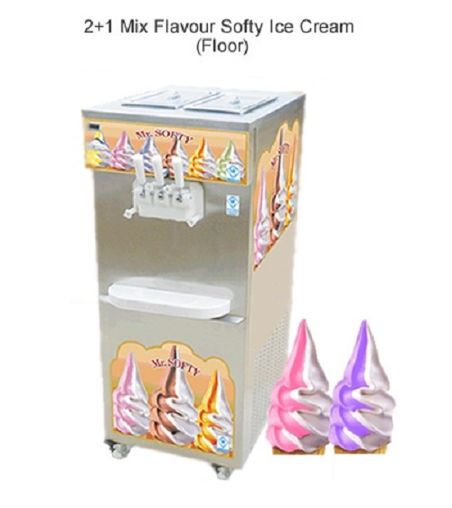 Mr. Softy Floor/P (Pump Series - Softy Ice Cream Machine), 53 Litres Per Hour