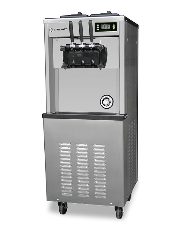 Softy Serve Machine With Agitator TRUFROST 2 Plus 1HD Twin Twist, Model Type: Floor Model, 3000W