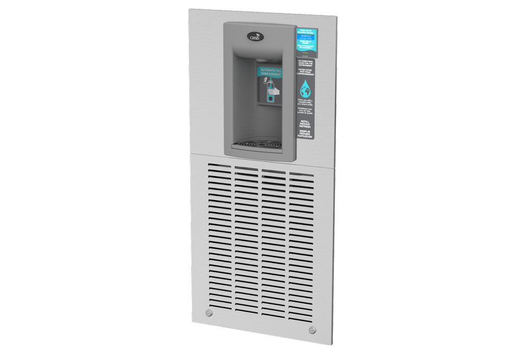 Wall Recessed Indoor Drinking Fountains Chilled Water for IT Sector