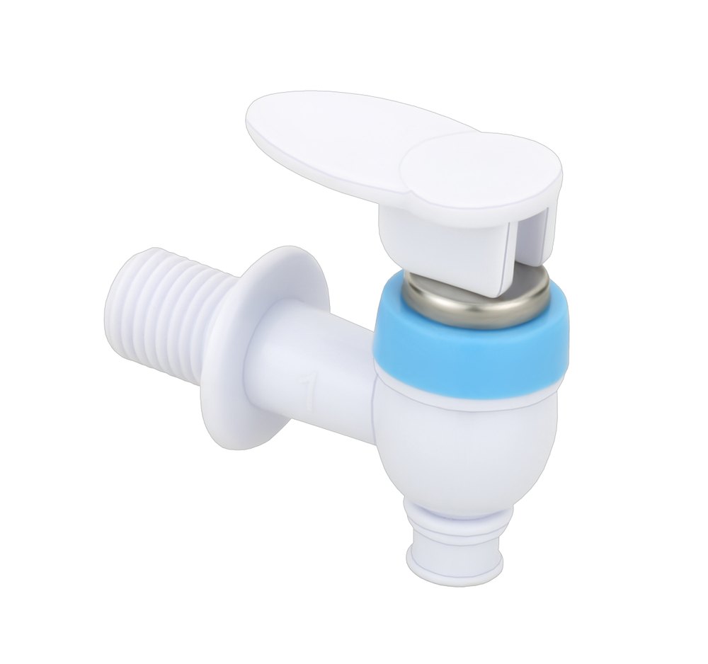 Lexa White/Blue RO Dispenser Tap, Material Grade: PP