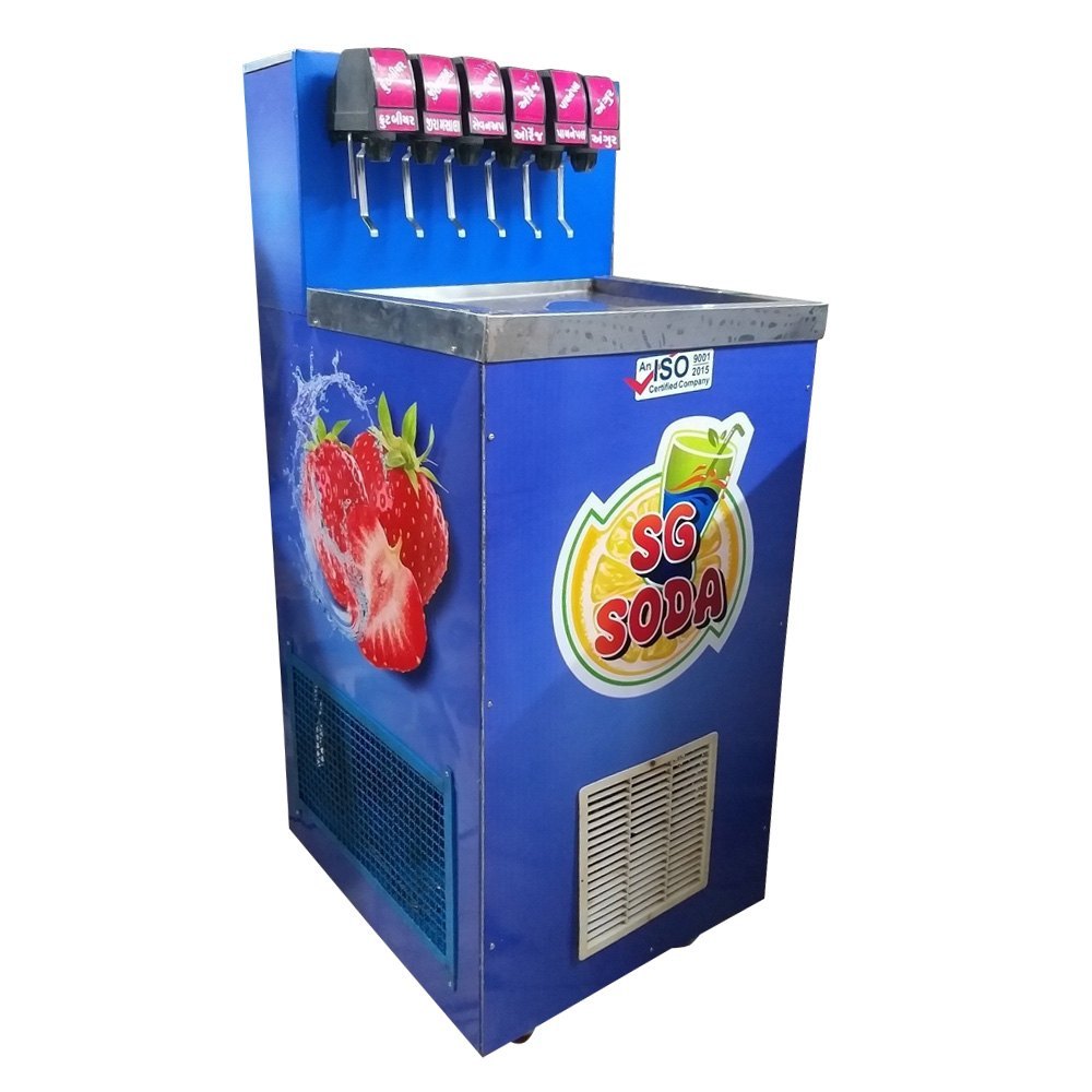 6 Valve Dispensing Soda Machine