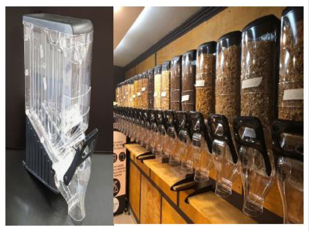 Acrylic Manual Food Dispenser, Capacity: 13 Ltr