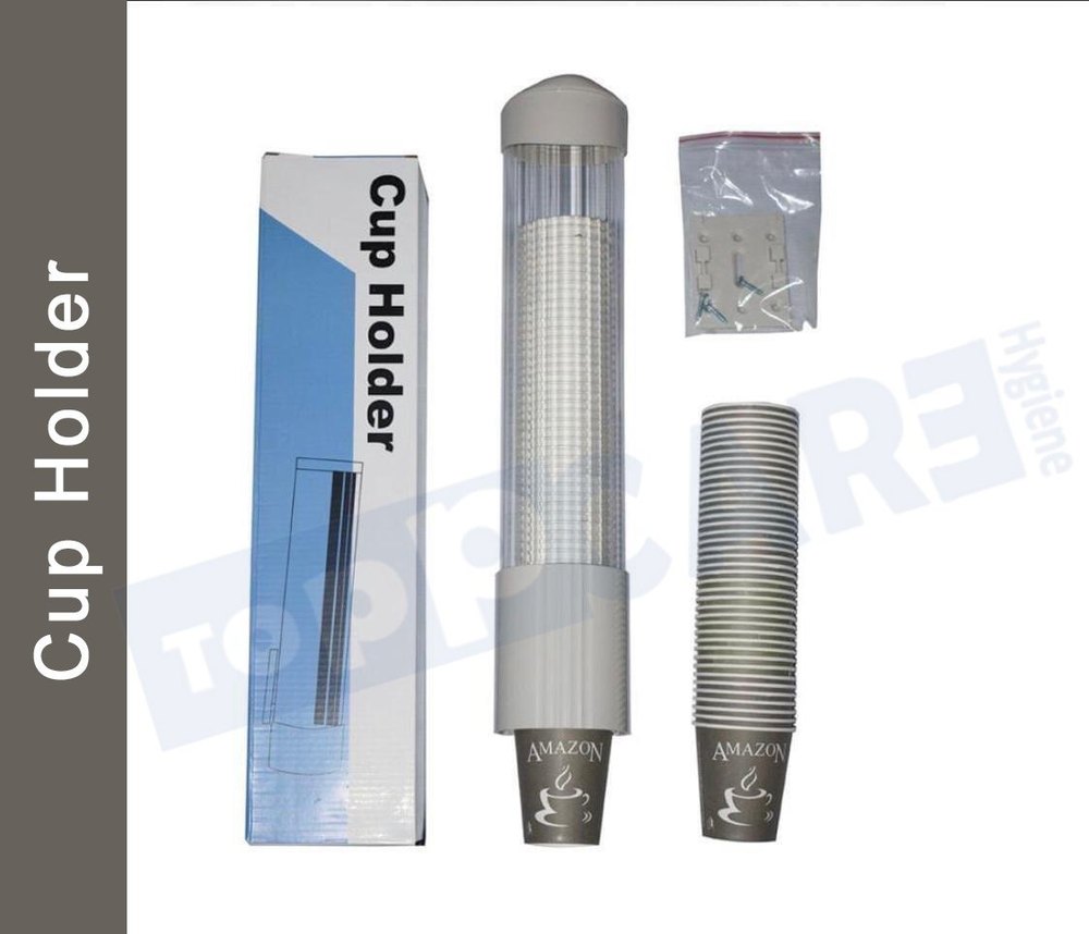 ABS Plastic Paper Cup Holder Dispenser, Capacity: 75 Cups