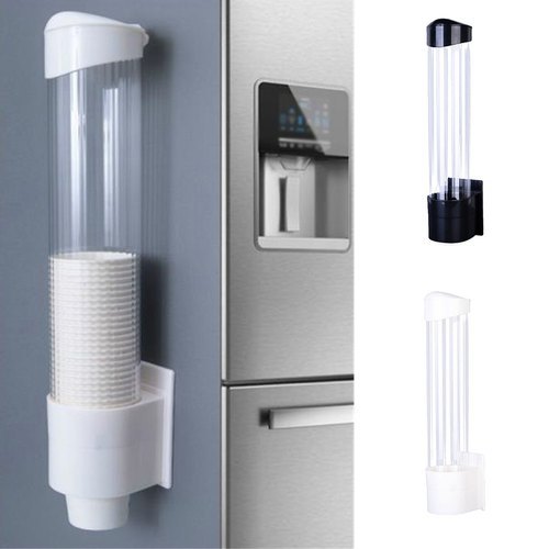 ABS Plastic Manual Glass Holder Dispenser, Capacity: 80 Cups