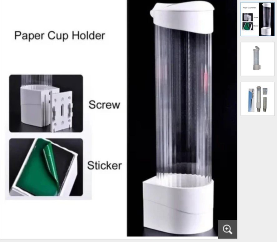 Atlantis Wall Mounted Cup Dispenser