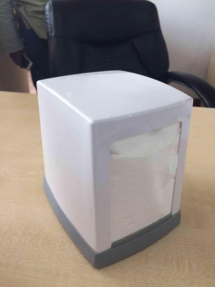 Acrylic L FOLD TABLE TOP DISPENSER