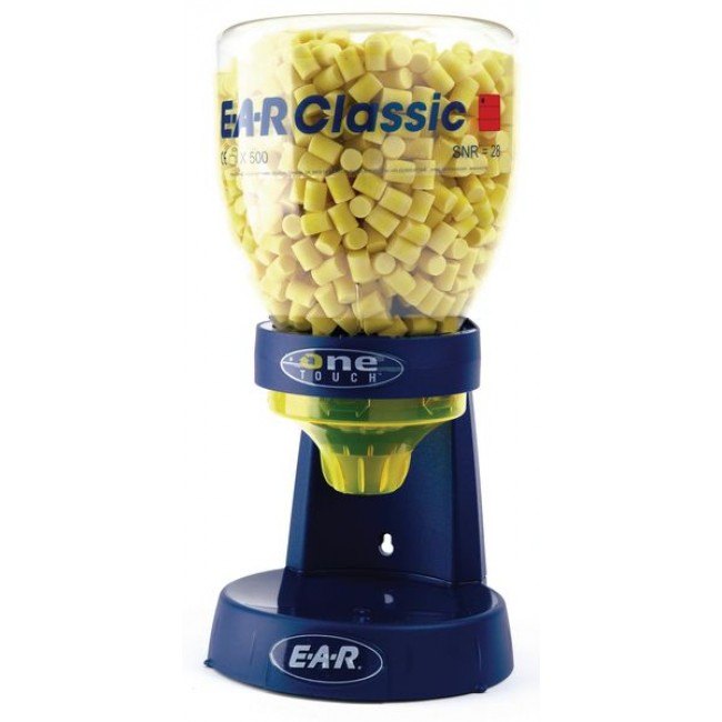 Plastic Yellow Ear Plug Dispenser, Capacity: 500 Pieces To 2000 Pieces