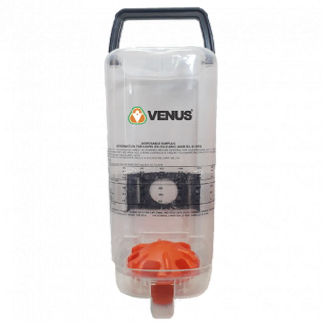 Polyurethane White Venus Dispenser For 250 Pair Of Uncorded Ear Plug ( Venus- H1010)