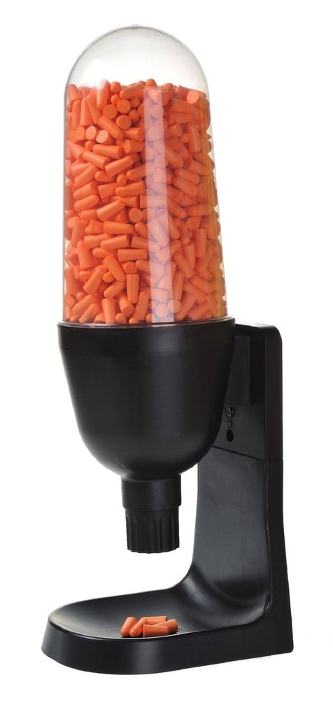 Plastic Black Fully Automatic Plain Ear Plug Dispenser, Capacity: 250 Pair