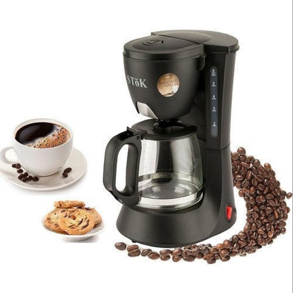 600 Watt Black Stok ST-DCM01 Drip Coffee Maker