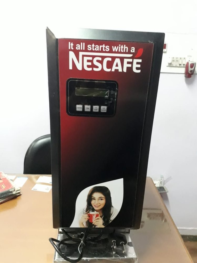 Stainless Steel Nescafe Coffee Vending Machines, Model Name/Number: Two Option