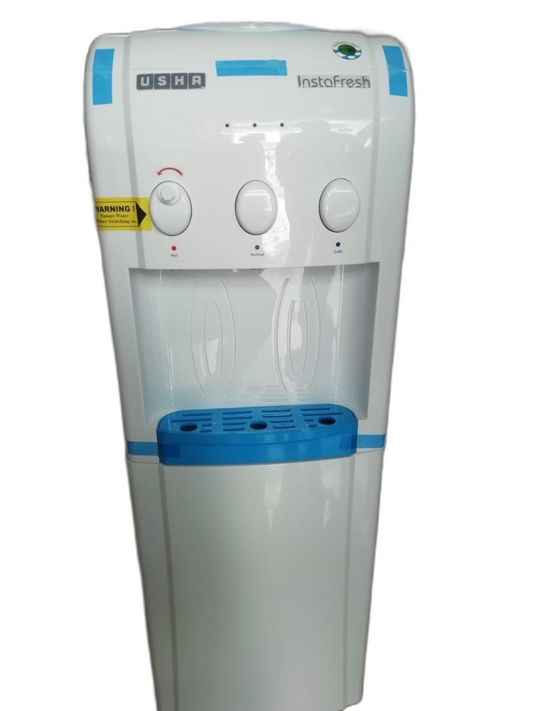 USHA Instafresh Floor Standing - Hot, Normal & Cold Water Dispenser (White)
