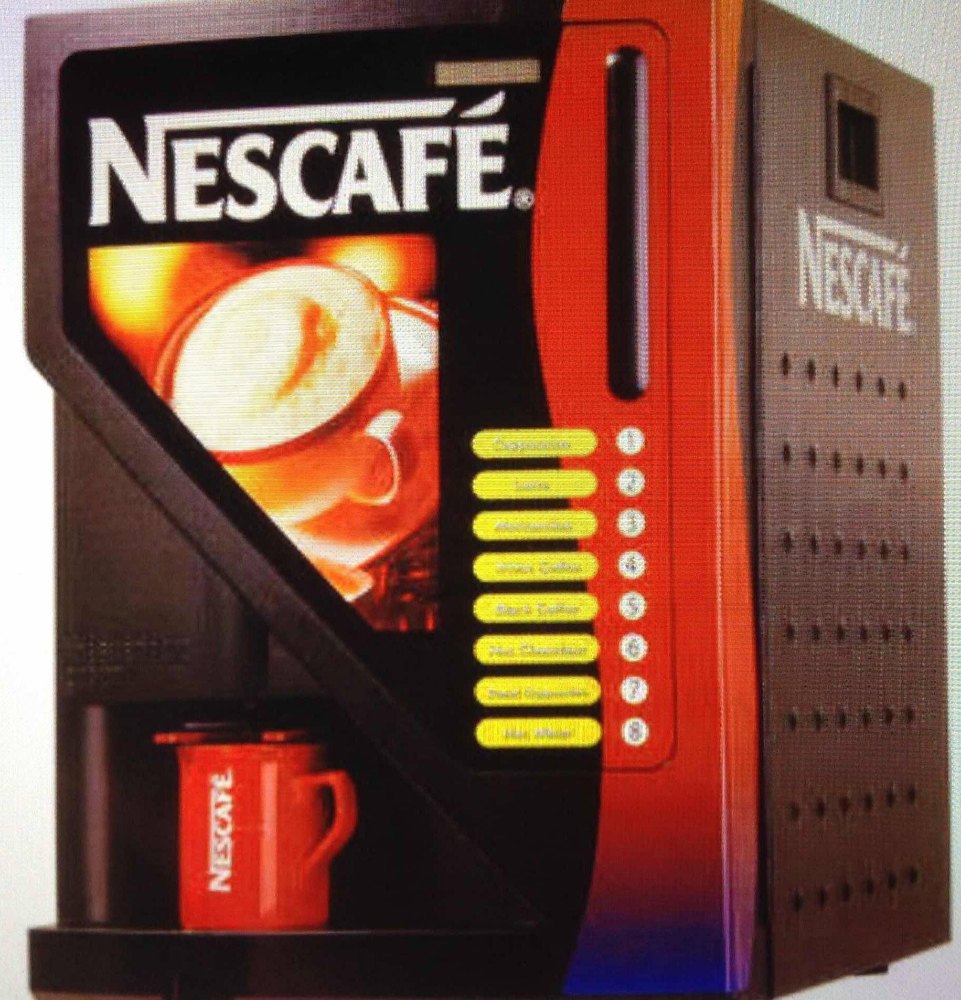 Nescafe ABS Plastic Cold Coffee Vending Machine, For Cafe