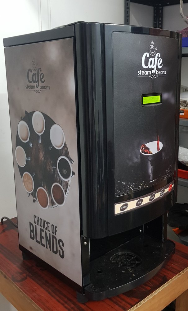 ABS Plastic Atlantis Tea And Coffee Vending Machines 4 Option For Cafe, 320 X 350 X 640 Mm