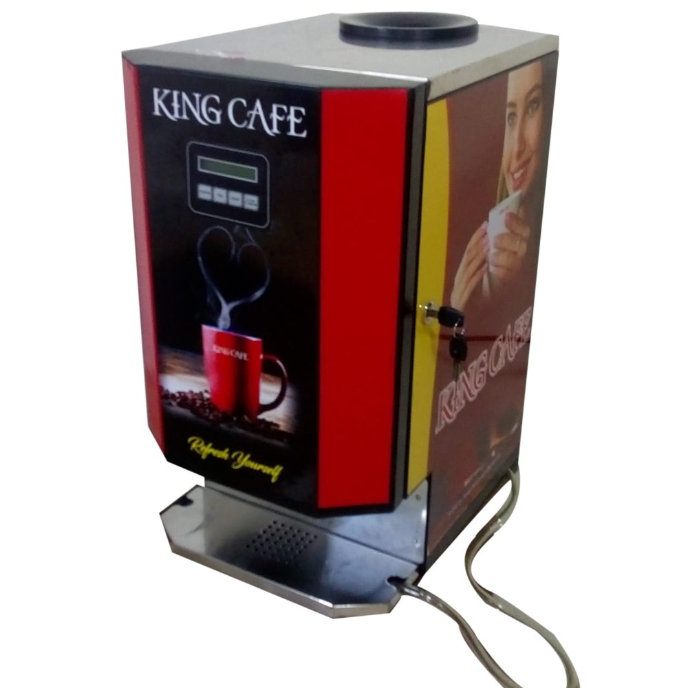 King Cafe Tea Coffee Hot Vending Machine, Model Name/Number: TVC_2LANE