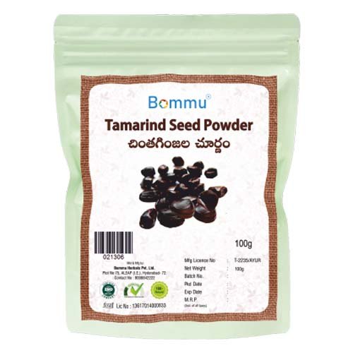 Bommu Spicy Tamarind Seed Powder, Packaging Type: Pouch, Packaging Size: 100g