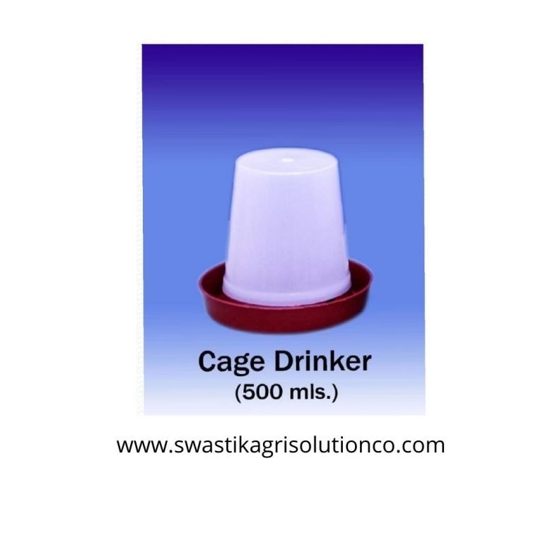 Manual Bell Cage drinker, 500 ml