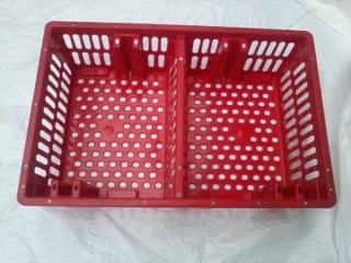 Red Plastic Chick Box