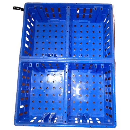 Blue 4 plastic Chicks Transport Box
