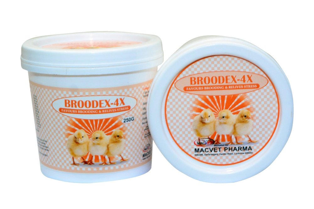 Broodex Favours Brooding Relieves Stress, For Poultry Farm, Packaging Type: Box